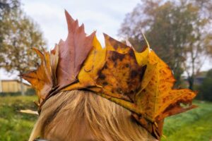couronne de feuilles